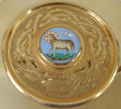 Solid silver gilt antique French Gothic Chalice.